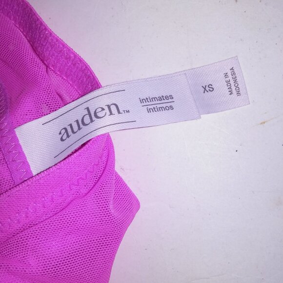 Auden Pink Lace Teddy Bodysuit XS Criss Cross Back NWT - Picture 12 of 12